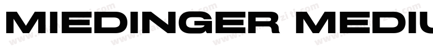 Miedinger Medium Reg字体转换